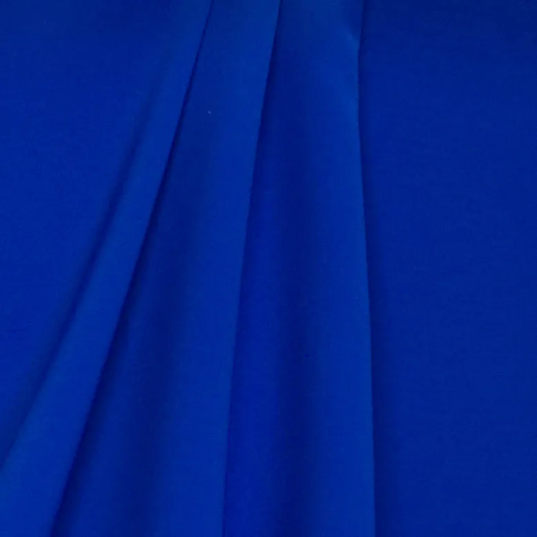 Stretch crêpe blauw - Lorré
